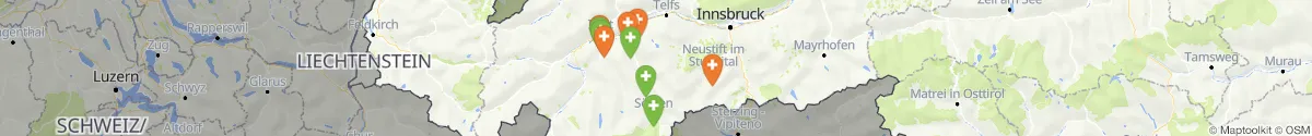 Map view for Pharmacies emergency services nearby Längenfeld (Imst, Tirol)